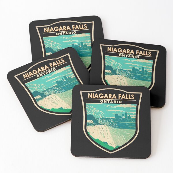 Item preview, Niagara Falls Ontario Travel Art Badge designed and sold by KrisSidDesigns.