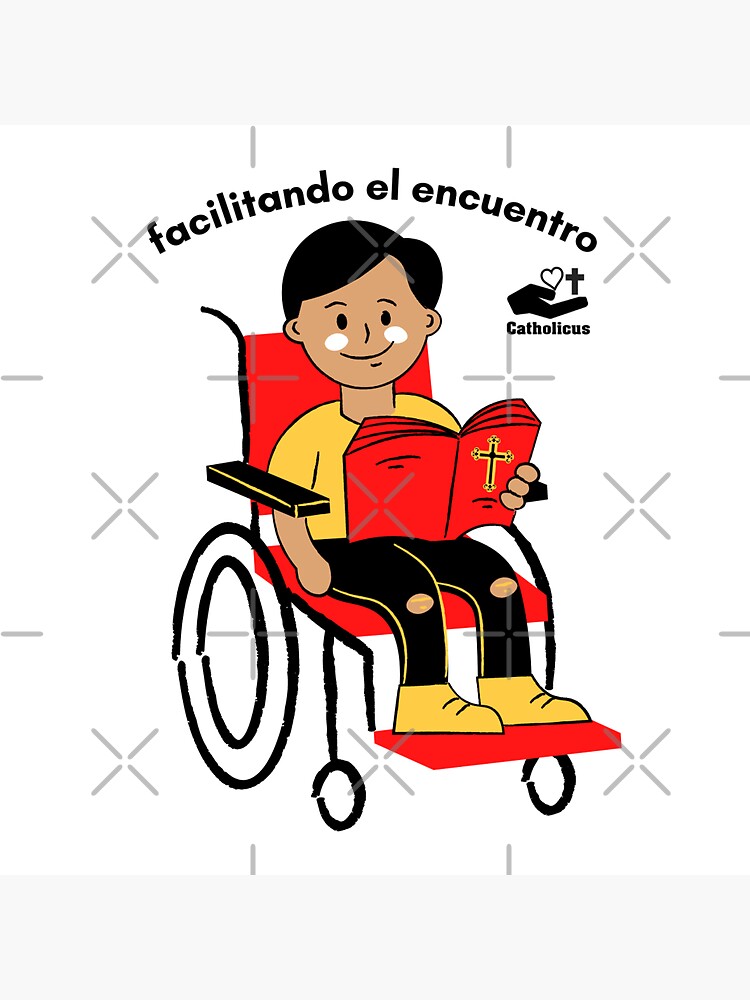 Thumbnail 3 of 3, Sticker, Un Niño Como Yo y la Biblia designed and sold by Catholicus.