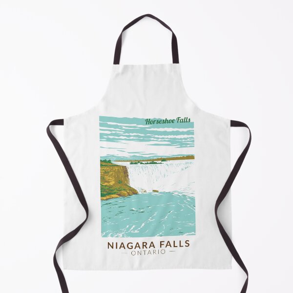 Item preview, Niagara Falls Horseshoe Falls Travel Art Vintage designed and sold by KrisSidDesigns.