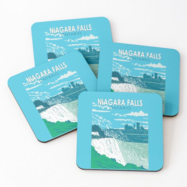 Item preview, Niagara Falls Ontario Travel Art Vintage designed and sold by KrisSidDesigns.
