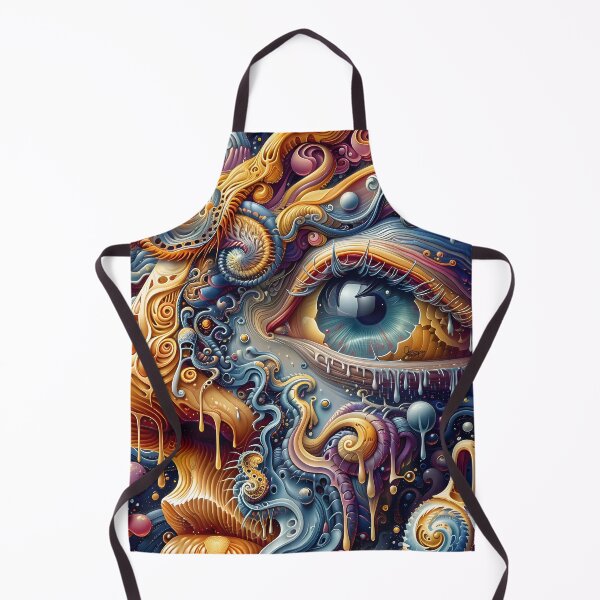 Item preview, The Vibrant Surreal Face Of Abstract Form Finnegan designed and sold by DriipDropDesign.