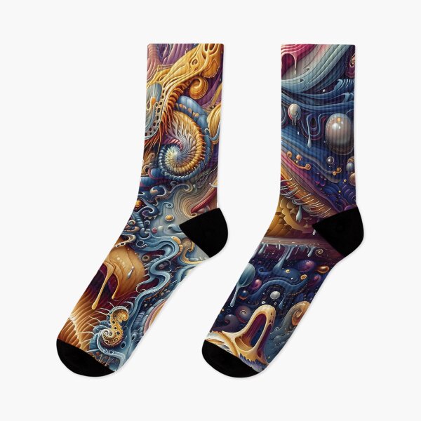 Item preview, The Vibrant Surreal Face Of Abstract Form Finnegan designed and sold by DriipDropDesign.