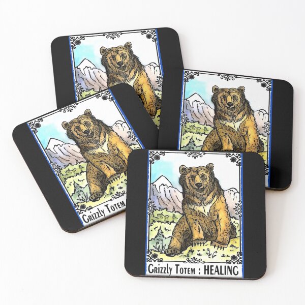 Item preview, Grizzly Totem Bear Spirit Guide designed and sold by artenvironments.