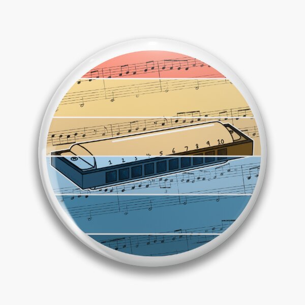 Item preview, Harmonica Music Notation Harmonicist Blues Musician designed and sold by doodlerob.