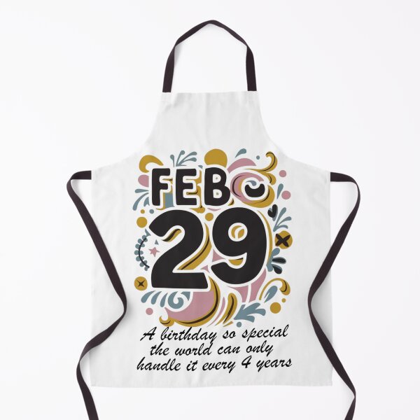 Item preview, Leap year 29 February 2024, funny birthday message designed and sold by wittyprinttop.