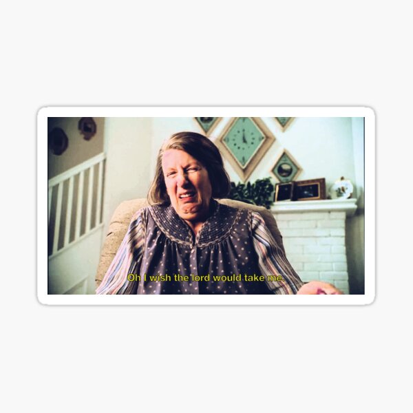 Die Sopranos - Lidia Soprano "Oh, ich wünschte, der Herr würde mich nehmen." Sticker