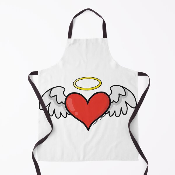 Item preview, Simple Minimal Angel Wing Heart Design  designed and sold by FunholeVision.