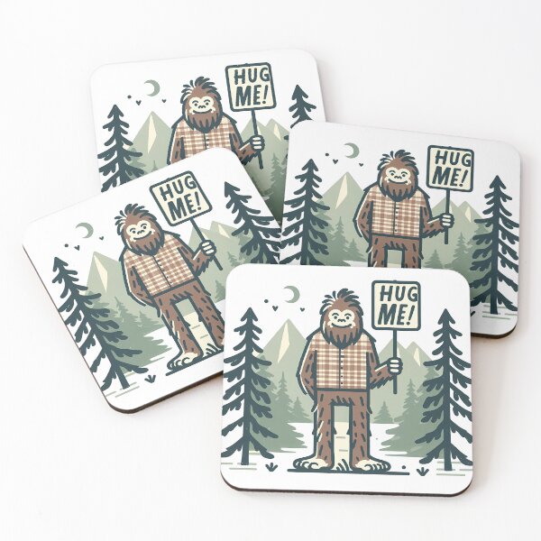 Item preview, Friendly Bigfoot Funny Hug Me! designed and sold by CosmoLush.