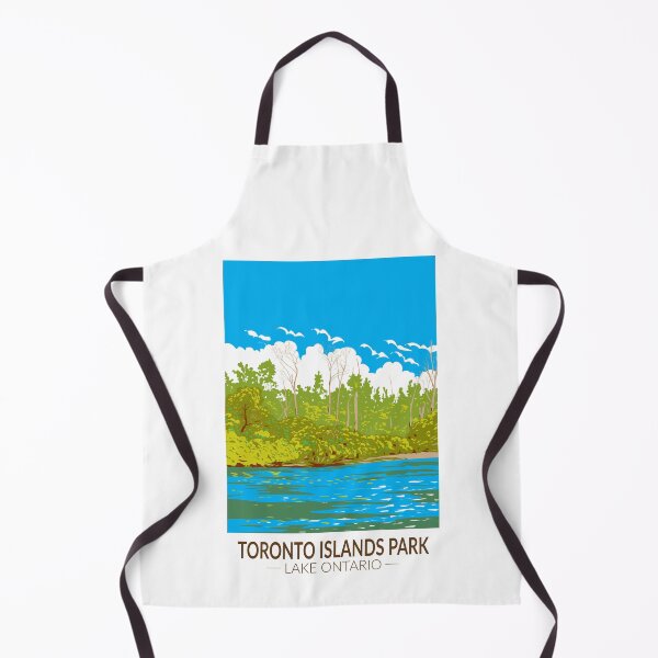 Item preview, Toronto Islands Park Travel Art Vintage designed and sold by KrisSidDesigns.