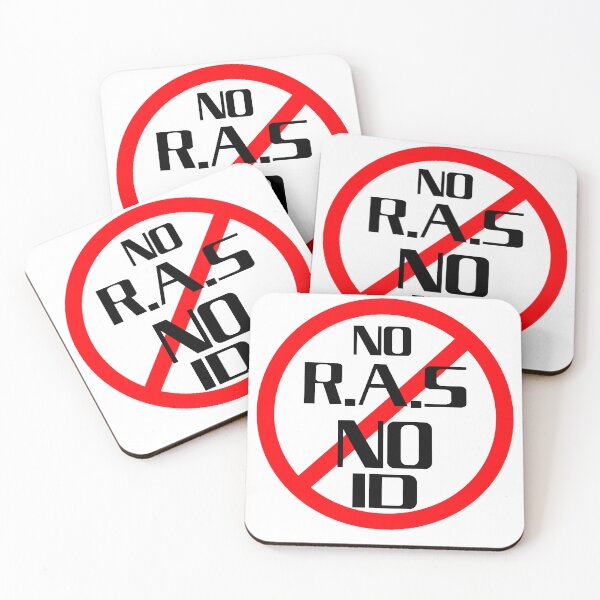 Item preview, No RAS, No ID, 4th Amendment rights, we the people awareness  designed and sold by Tiffany Glassco.