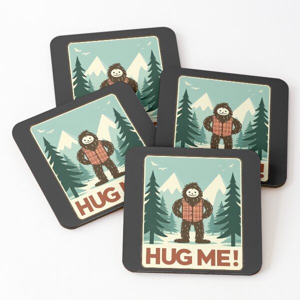 Item preview, Friendly Bigfoot Funny Hug Me! designed and sold by CosmoLush.