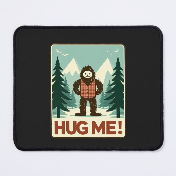 Item preview, Friendly Bigfoot Funny Hug Me! designed and sold by CosmoLush.