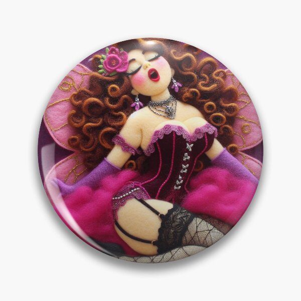 Item preview, Singing Pink Burlesque Fairy designed and sold by FairytalePress.