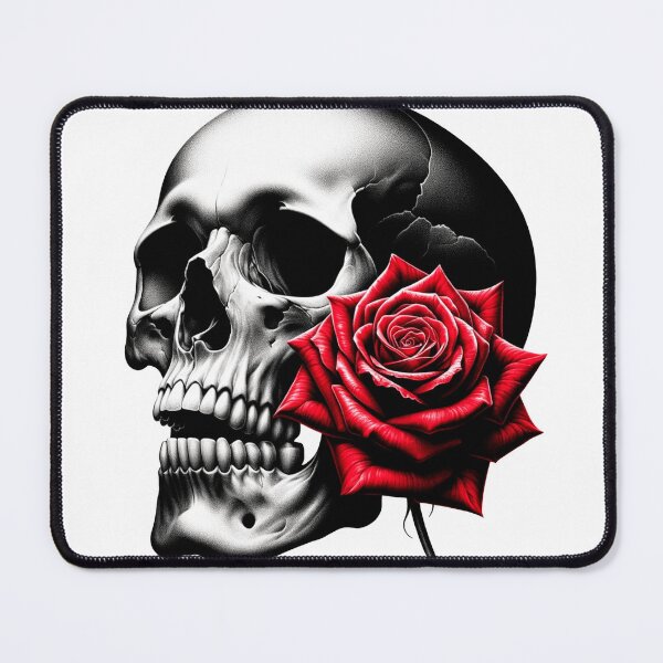 Item preview, skull and rose designed and sold by The-Crazy-Thing.