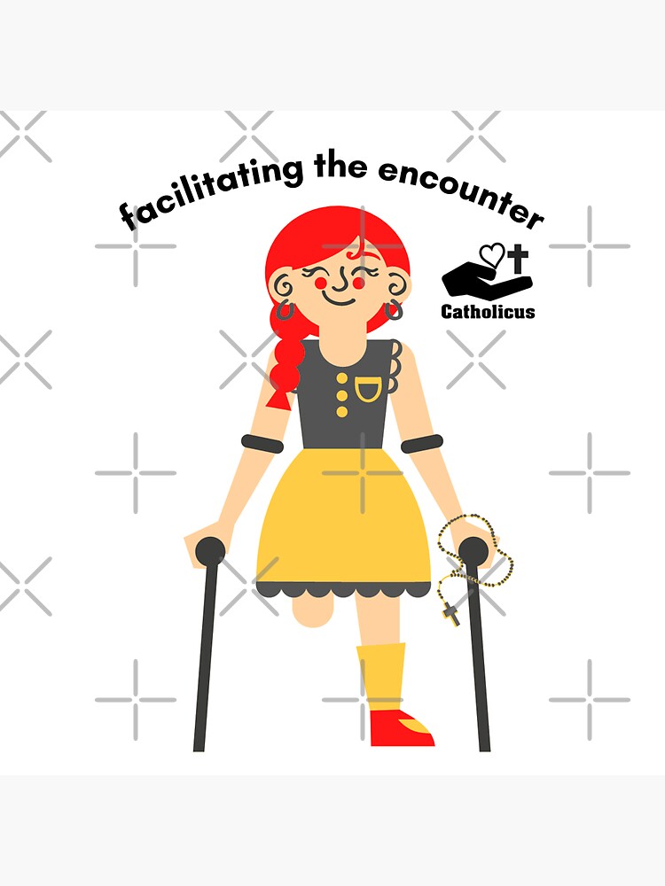 Thumbnail 3 of 3, Sticker, A Teen Like Me and the Rosary designed and sold by Catholicus.