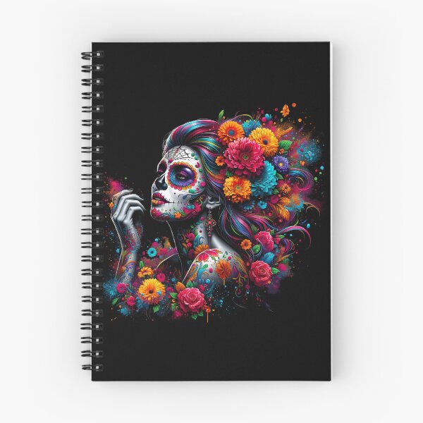 Item preview, Dia De Los Muertos Mysterious Colorful Beauty designed and sold by Joyful-Park.