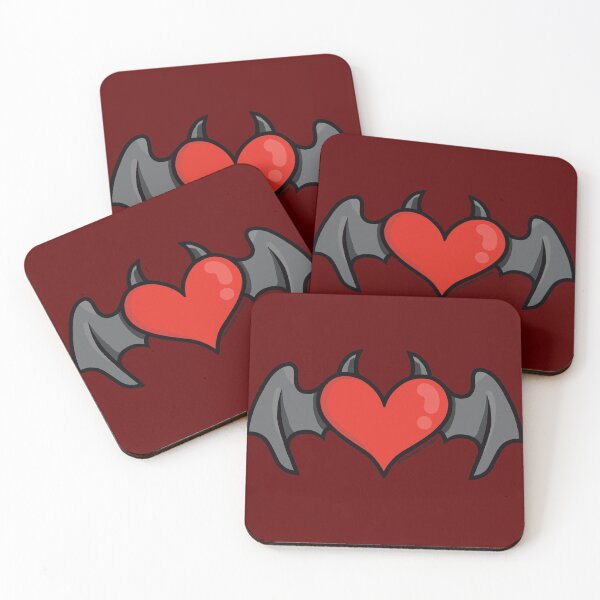 Item preview, Simple Minimal Devil Wing Heart Design designed and sold by FunholeVision.