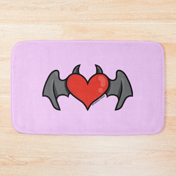 Item preview, Simple Minimal Devil Wing Heart Design designed and sold by FunholeVision.