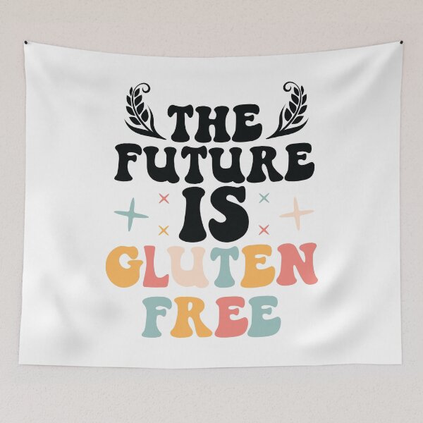 Item preview, "The future is Gluten-free" t shirt bright mode design designed and sold by MyGluteesFree77.