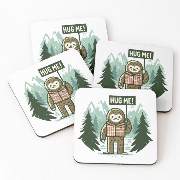 Item preview, Friendly Bigfoot Funny Hug Me! designed and sold by CosmoLush.