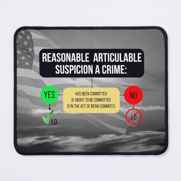 Item preview, RAS awareness reasonable articulable suspicion of a crime advocacy , 4th Amendment awareness designed and sold by Tiffany Glassco.