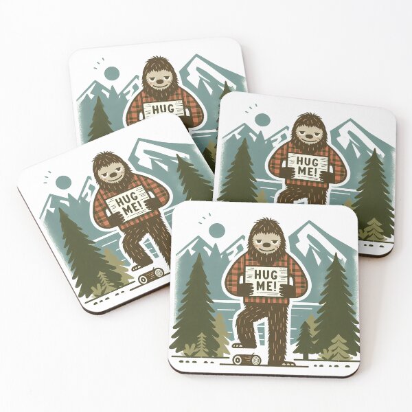 Item preview, Friendly Bigfoot Funny Hug Me! designed and sold by CosmoLush.