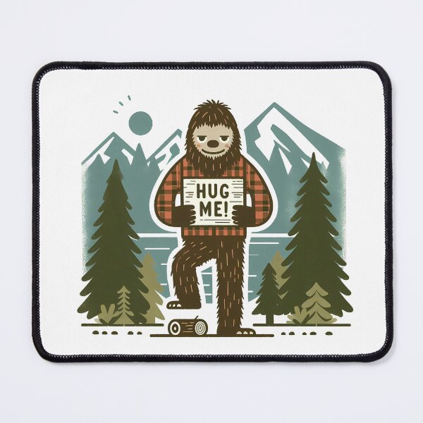 Item preview, Friendly Bigfoot Funny Hug Me! designed and sold by CosmoLush.
