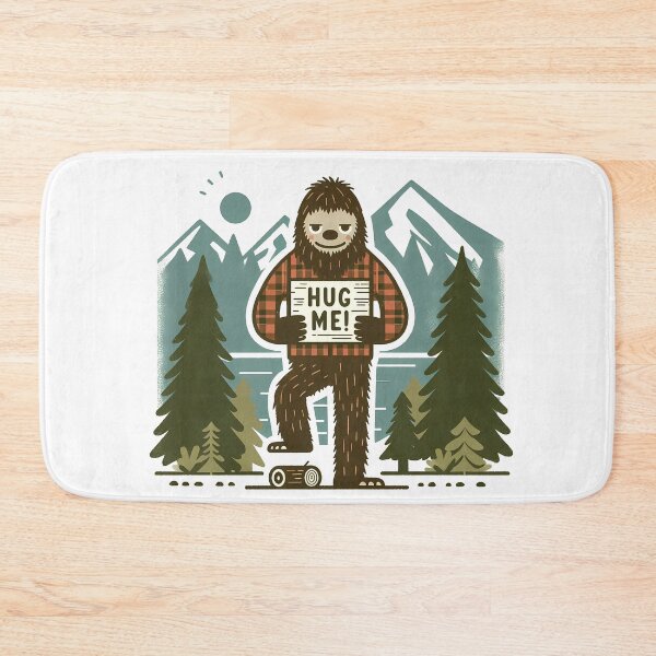 Item preview, Friendly Bigfoot Funny Hug Me! designed and sold by CosmoLush.