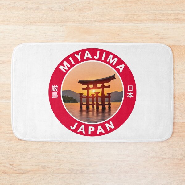 Item preview, Miyajima, Japan Round Emblem designed and sold by travelwitheric.