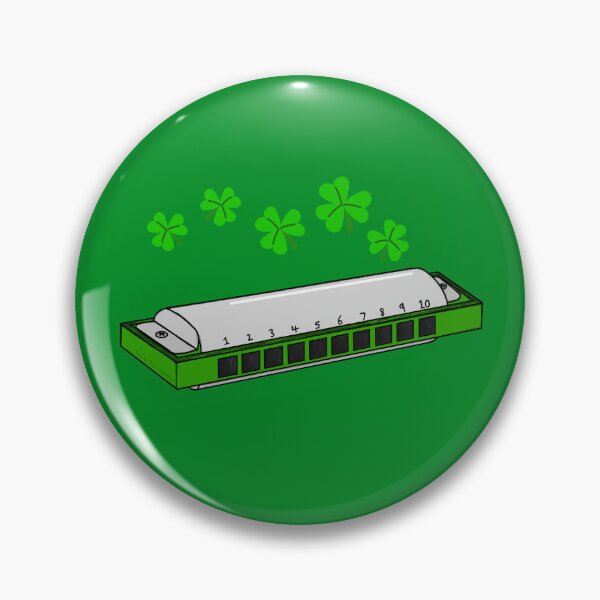 Item preview, Harmonica St Patrick's Day Harmonicist Irish Musician designed and sold by doodlerob.