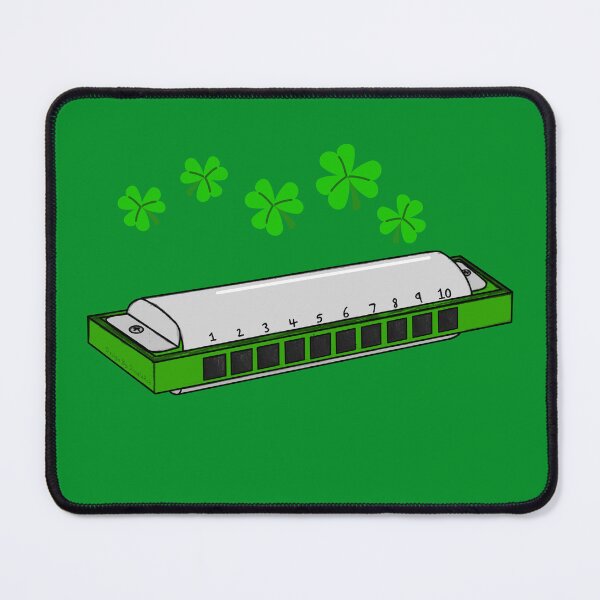 Item preview, Harmonica St Patrick's Day Harmonicist Irish Musician designed and sold by doodlerob.