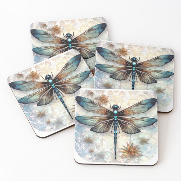 Item preview, Libélula de vidrieras designed and sold by Heather Wooldridge.