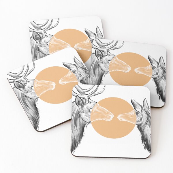 Item preview, Elk Love | Animal lover | Deer art | Elk art designed and sold by SandDolphin.