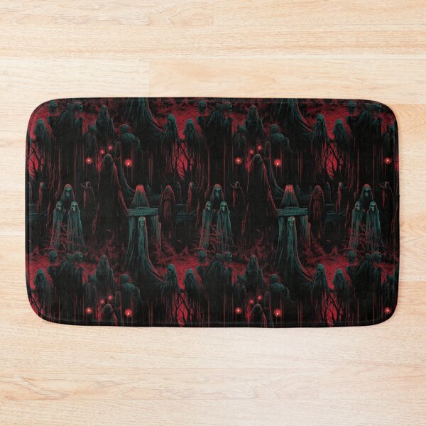 Item preview, Ritual in the wood - Synthwave Cyberpunk pattern designed and sold by GlitchGrotesque.