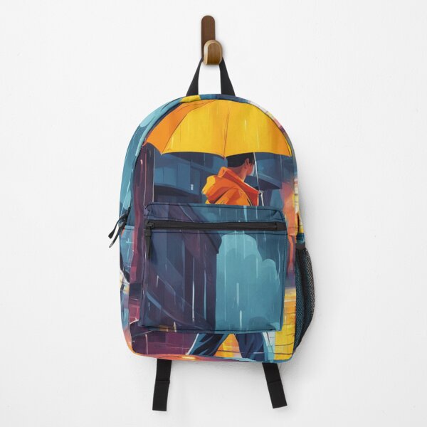 Item preview, Man holding an umbrella and walking in the rain designed and sold by The-Lerach.