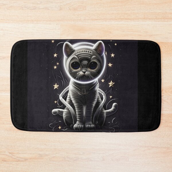 Item preview, Cosmic Voyager: The Spacefaring Cat Digital Art designed and sold by WASABIgreen.