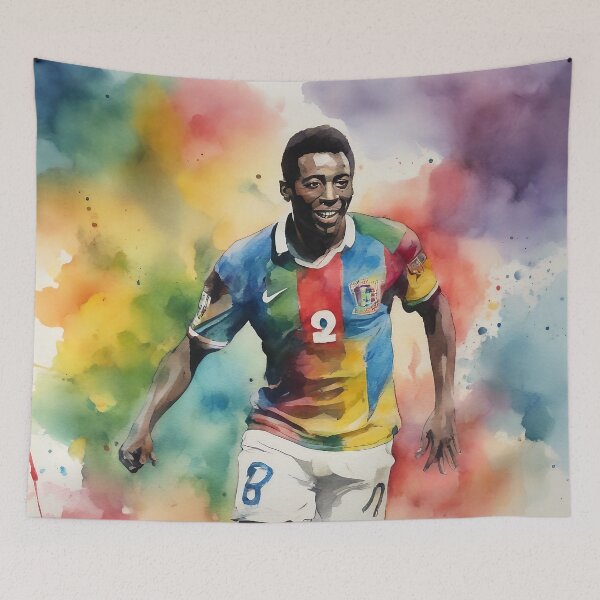 Item preview, Vintage Retro Classic Soccer Pele Tribute designed and sold by LuizSilva1983.