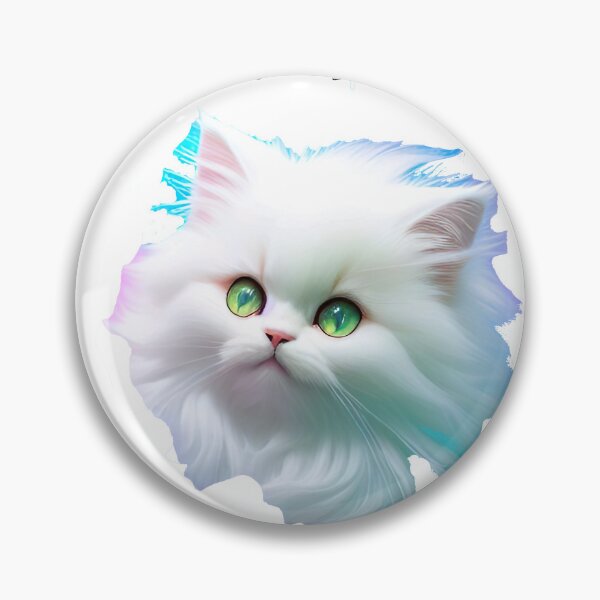 Item preview, Cute Cat, Fluffy Kitten, White Persian, Green Eyes designed and sold by Rhonda  Brown.