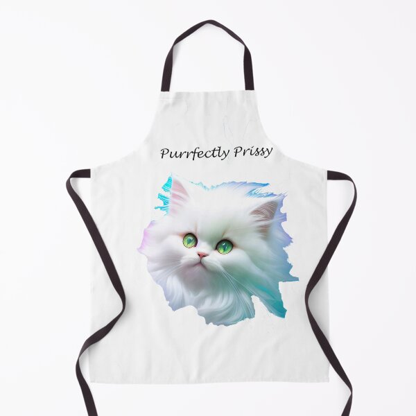 Item preview, Cute Cat, Fluffy Kitten, White Persian, Green Eyes designed and sold by Rhonda Brown.