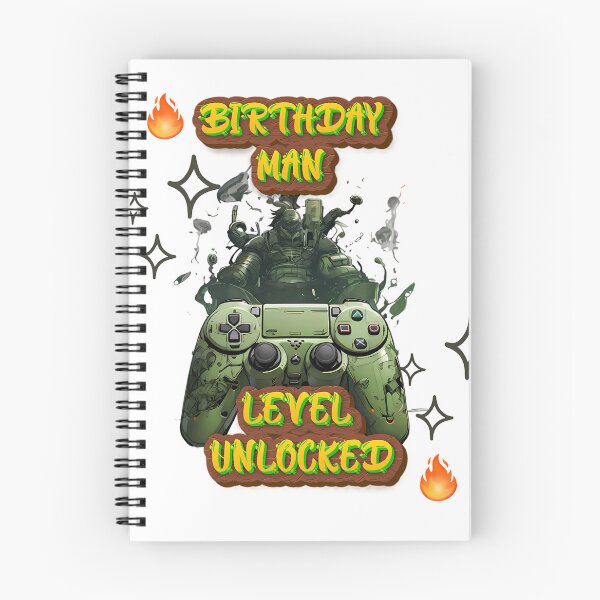 Item preview, Birthday man level unlocked designed and sold by Digistorma.