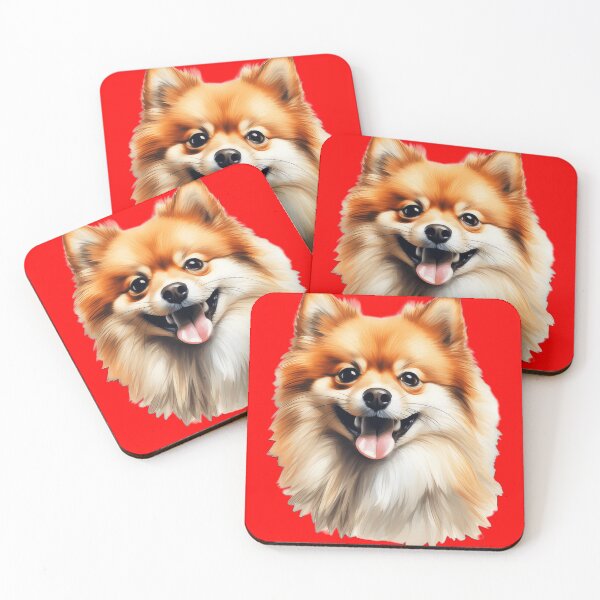 Item preview, Pomeranian Pet Dog Owner Watercolor Full Face Art Design designed and sold by fantasticdesign.
