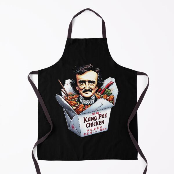 Artikelvorschau, Edgar Allan Poe Lustiges Kung Poe Huhn entworfen und verkauft von PoeandCoLit.