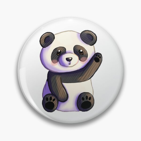 Item preview, Cute Waving Panda designed and sold by PrincessPeneloP.