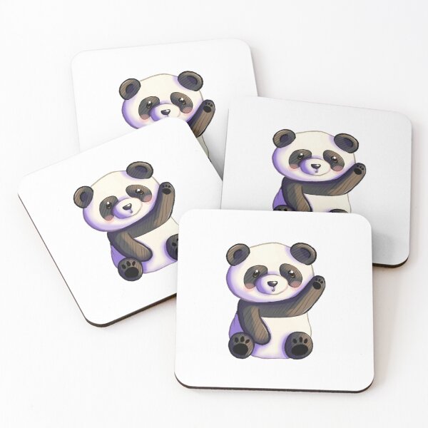 Item preview, Cute Waving Panda designed and sold by PrincessPeneloP.