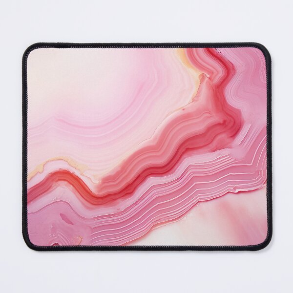 Item preview, Unique Pink Agate Abstract Art Design Nature Print designed and sold by fluffstuffgifts.