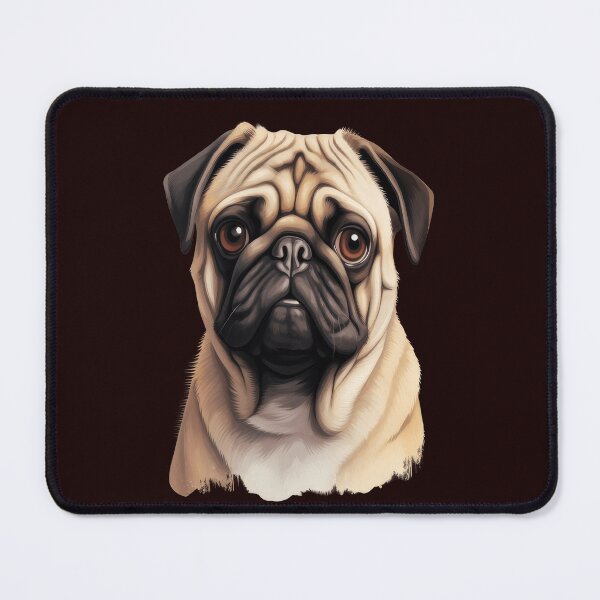 Item preview, Pug Dog Pet Owner Design Watercolor Full Face Art Design designed and sold by fantasticdesign.