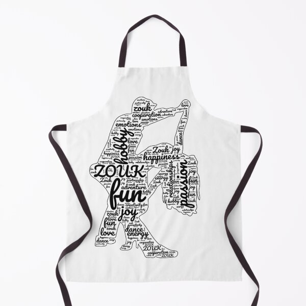Item preview, Zouk dancers shape with zouk phrases designed and sold by Szkicerka.