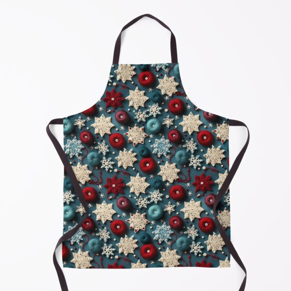 Item preview, Hyper Realistic Crochet Snowflakes Seamless Pattern designed and sold by SourHeadPattern.