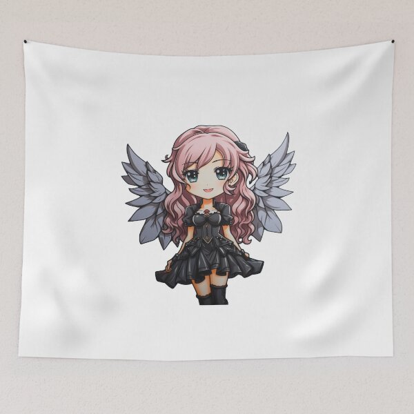 Item preview, Gothic angel - chibi style designed and sold by smartart42.