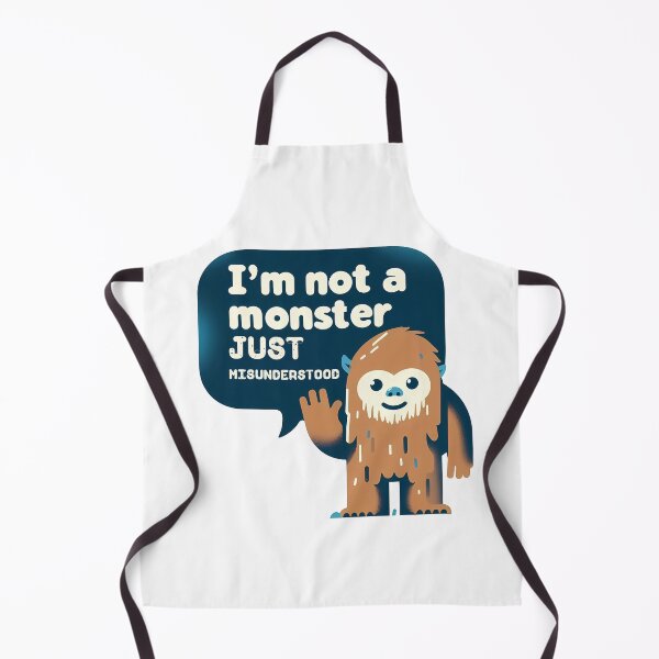 Item preview, Friendly Bigfoot I'm not a Monster just Misunderstood Funny designed and sold by CosmoLush.